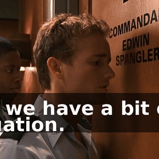 but we have a bit of a situation.