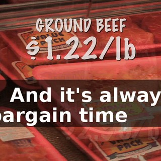 - ♪ And it's always bargain time ♪