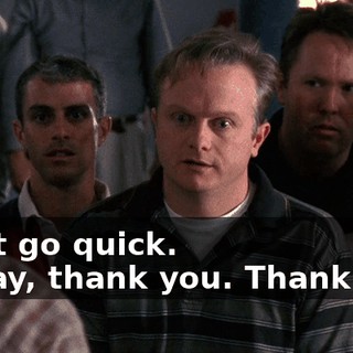 - Just go quick. - Okay, thank you. Thank you.