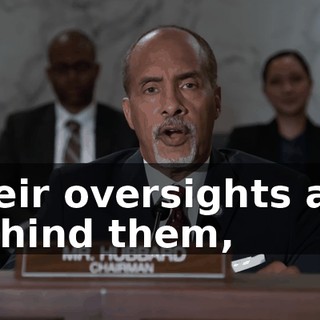 their oversights are behind them,