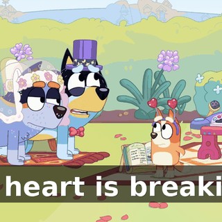 My heart is breaking.