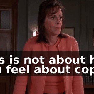This is not about how you feel about cops!