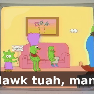 Hawk tuah, man!