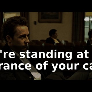 You're standing at the entrance of your cave.