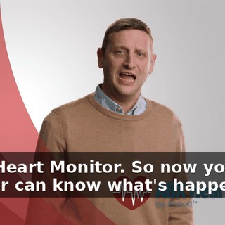 ABX Heart Monitor. So now your doctor can know what's happening.