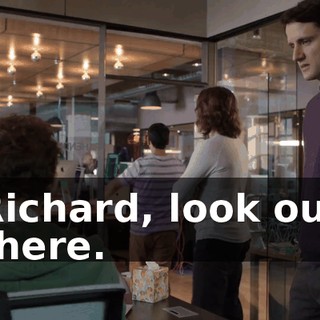 Richard, look out there.