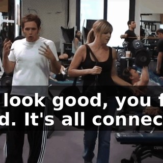 You look good, you feel good. It's all connected.