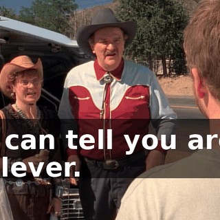 I can tell you are clever.