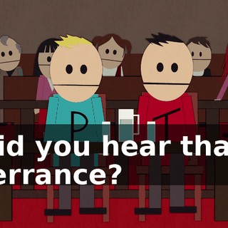 Did you hear that, Terrance?