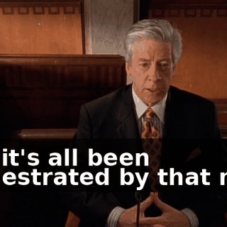 and it's all been orchestrated by that man.