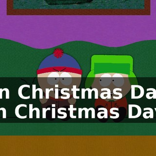 ♪ On Christmas Day, on Christmas Day ♪