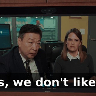 Yes, we don't like it.