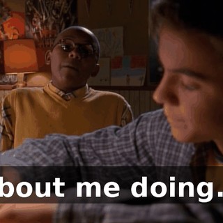 about me doing...