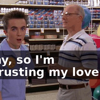 Okay, so I'm entrusting my love life