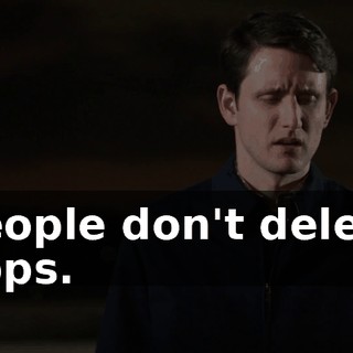People don't delete apps.