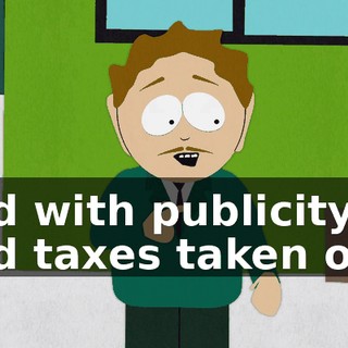 and with publicity and taxes taken out,