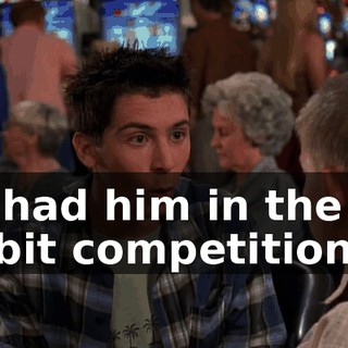 We had him in the pet rabbit competition,