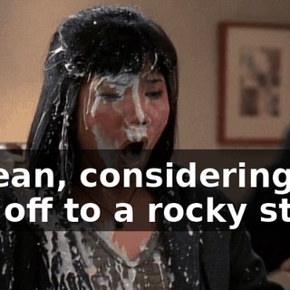 I mean, considering we got off to a rocky start.