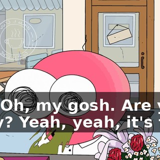 Oh! Oh, my gosh. Are you okay? Yeah, yeah, it's fine.