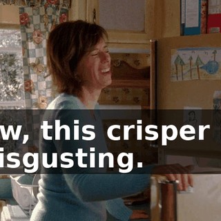 Aw, this crisper is disgusting.