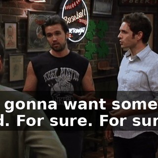 He's gonna want somethin' good. For sure. For sure.