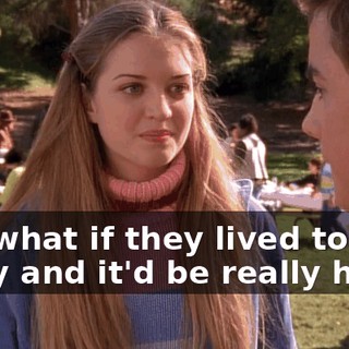 But what if they lived too far away and it'd be really hard?