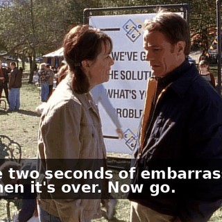 It'll be two seconds of embarrassment and then it's over. Now go.