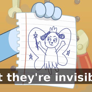 But they're invisible.