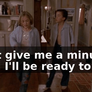 Just give me a minute, and I'll be ready to go.