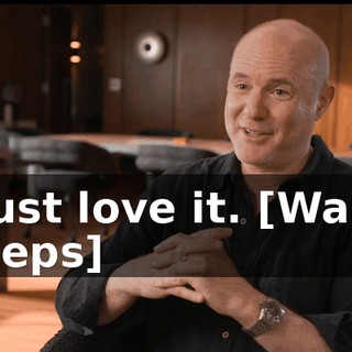 I just love it. [Wand beeps]