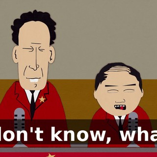 I don't know, what?