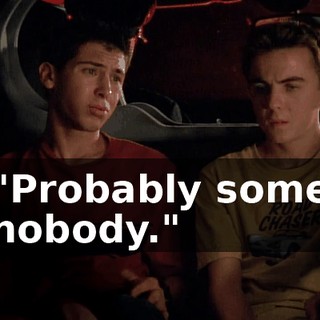 "Probably some nobody."