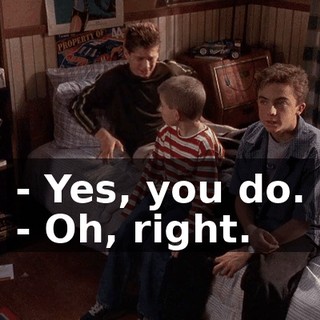 - Yes, you do. - Oh, right.