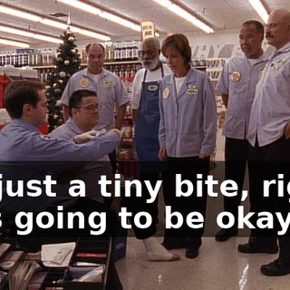 It's just a tiny bite, right? He's going to be okay?