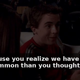 because you realize we have more in common than you thought,