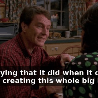 for saying that it did when it didn't. I'd be creating this whole big issue,