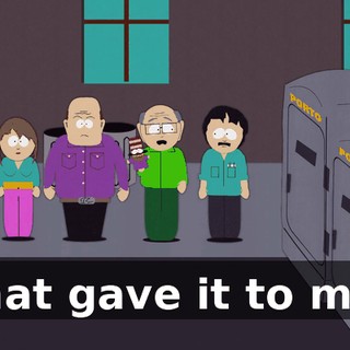 that gave it to me.