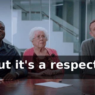 - But it's a respectful no.