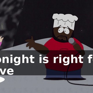 ♪ Tonight is right for love ♪