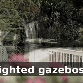 lighted gazebos,