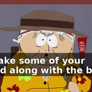 I'll take some of your blood along with the blood