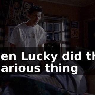 Then Lucky did this hilarious thing