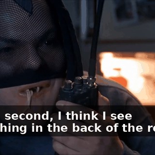 Wait a second, I think I see something in the back of the refrig...