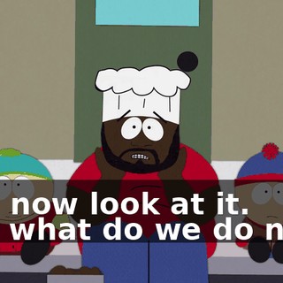 And now look at it. - So what do we do now?