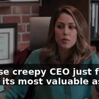 whose creepy CEO just fled with its most valuable asset.