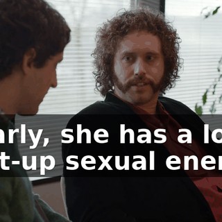 Clearly, she has a lot of pent-up sexual energy,