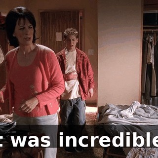 It was incredible.
