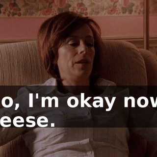 No, I'm okay now, Reese.