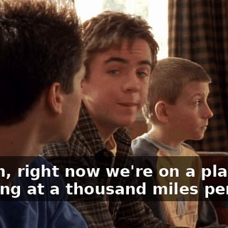 I mean, right now we're on a planet spinning at a thousand miles per hour.