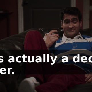 He's actually a decent coder.